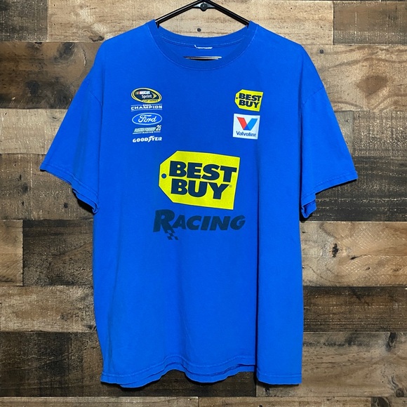 NASCAR Best Buy Racing Ricky Stenhouse Jr 2003 Champion T-Shirt Size XL - Picture 1 of 2
